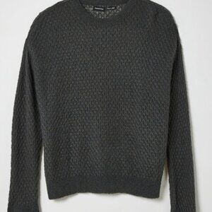 NWOT-Urban Outfitters - Standard Cloth Sheer Crew Neck Sweater Men Sz M Dk Gray